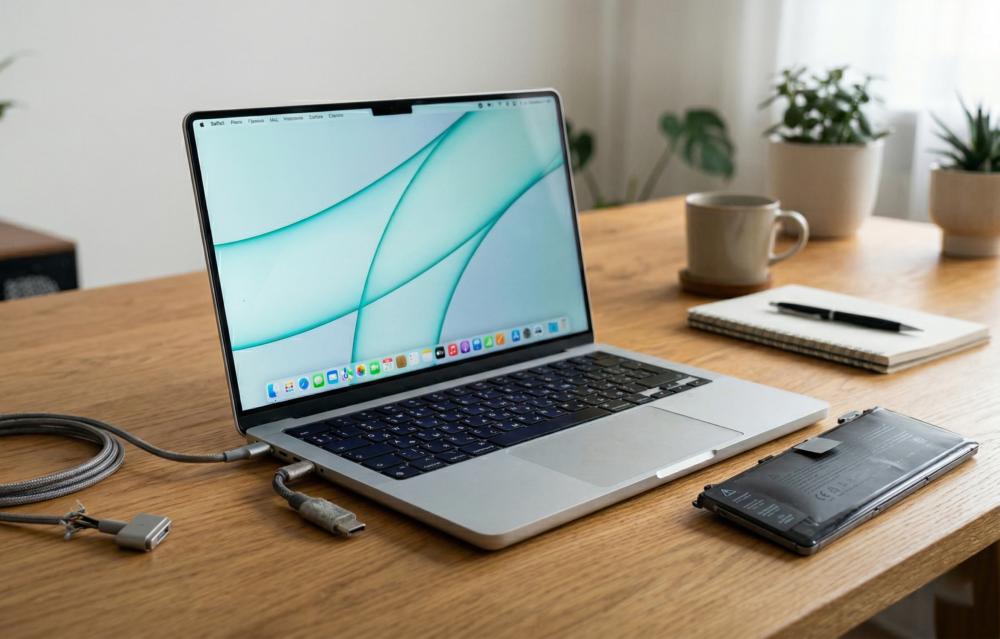 MacBook не заряжается: проблема в кабеле, порте или батарее?