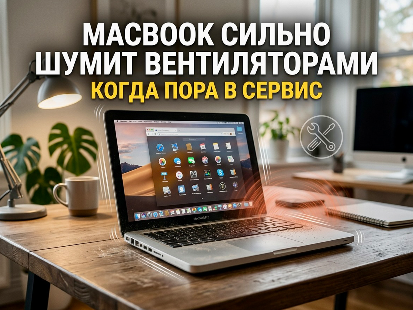 MacBook сильно шумит вентиляторами: когда пора в сервис