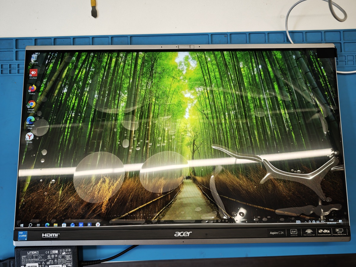 Замена матрицы моноблока Acer Aspire C24